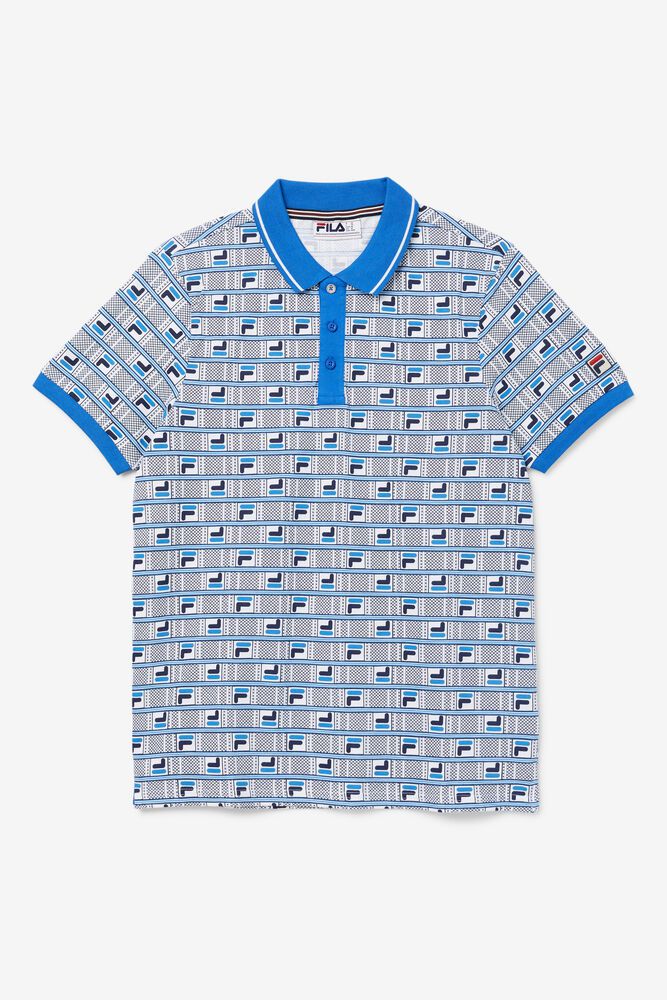 Fila Miesten Polo Gianni Sininen - DHFY-01476